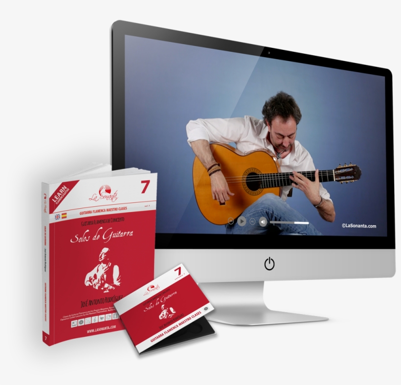 Jose Antonio Rodriguez Flamenco Guitar Master Class - Flat Panel Display, transparent png