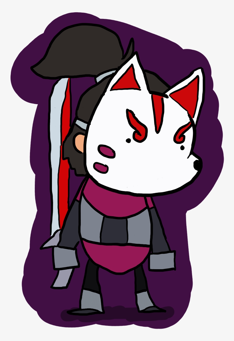 Clunse - Brawlhalla Hattori Kitsune, transparent png