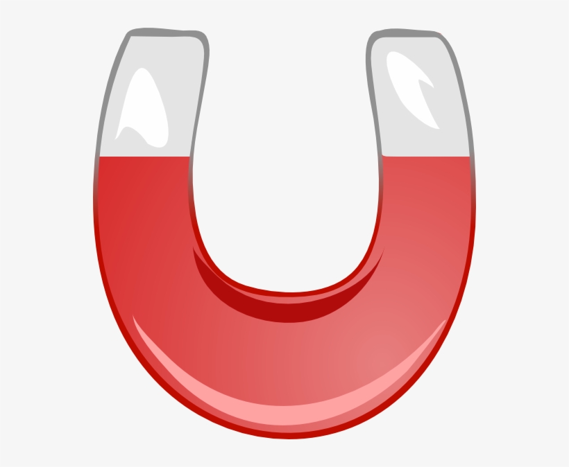 Vector Horseshoe Magnet - Horseshoe Magnet Clip Art, transparent png