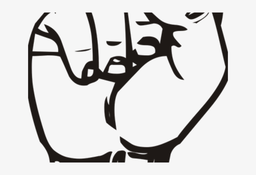 Fist Clipart Raised Fist - Sign Language Letters S, transparent png