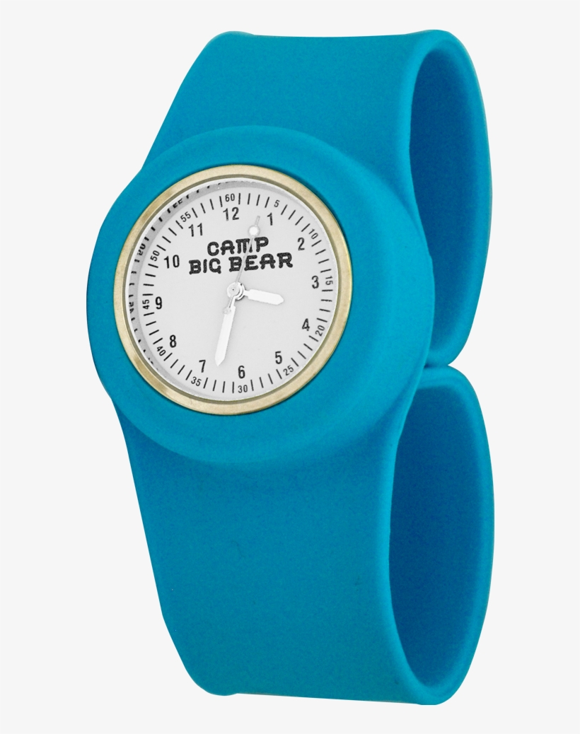 Custom Waterproof Slap Watch Camp Big Bear - Analog Watch, transparent png