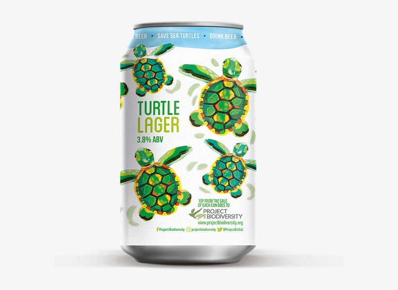 Turtle Lager Can - Non-alcoholic Beverage, transparent png