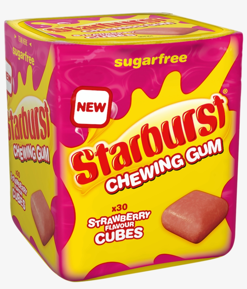 Starburst Gum Offers Sugar Free 'candy Like Experience' - Toffee, transparent png