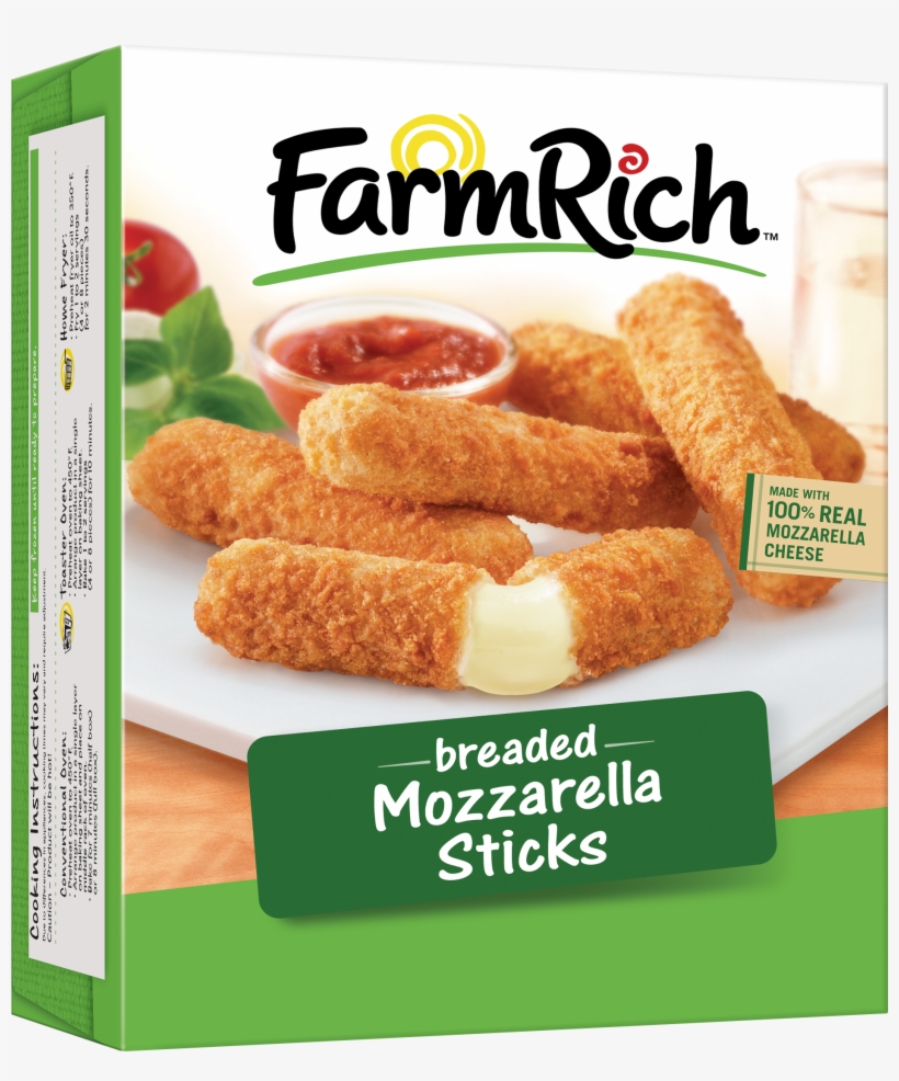 Bake Up Crispy And When You Bite Into Them, They Unleash - Farm Rich Mozzarella Sticks, transparent png