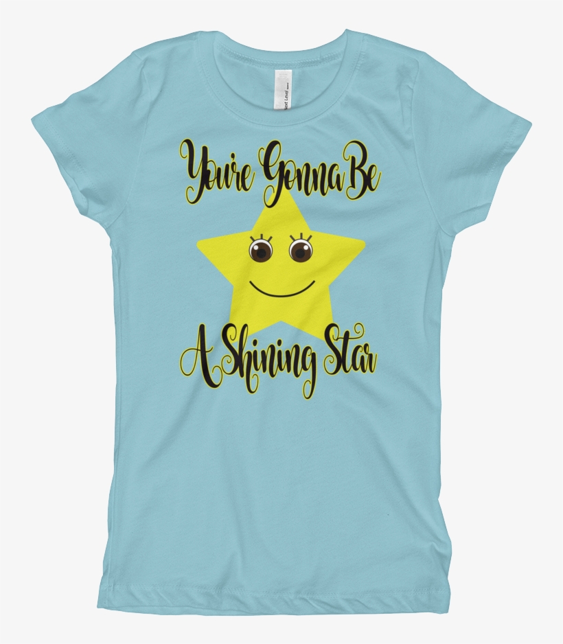 Shining Star Girl's - Shirt, transparent png