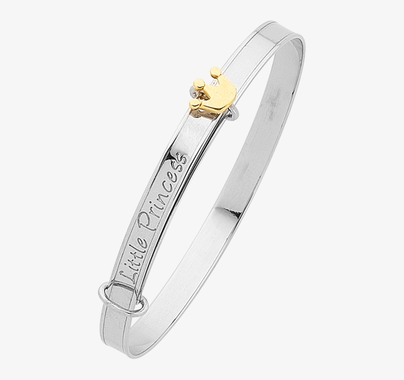 Sterling Silver Little Princess Bangle - Bangle, transparent png