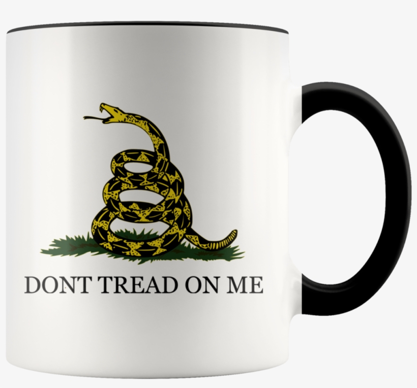 Don't Tread On Me Coffee Mug - Dont Tread On Me California Flag, transparent png