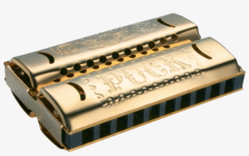 More Views - Hohner Double Puck Harmonica, transparent png