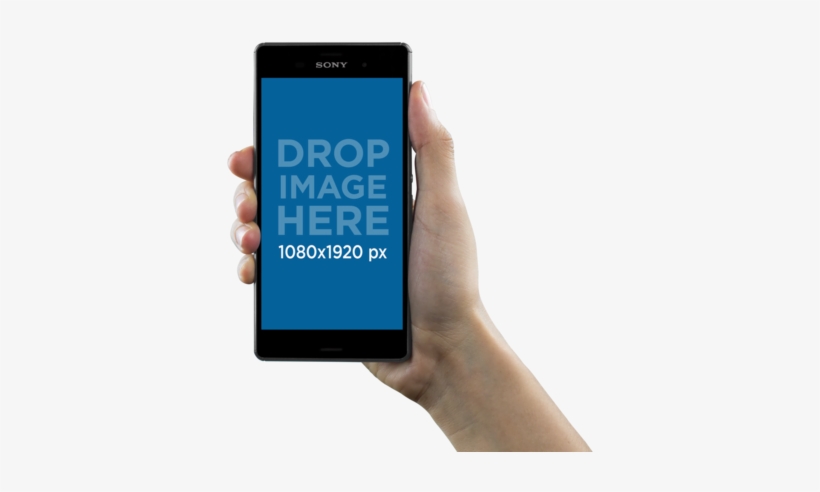 Hand Holding Iphone 7 Png, transparent png