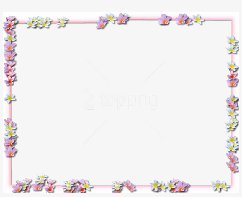 Free Png Flowers Borders Png Pic Png - Flowers Borders Images Png, transparent png