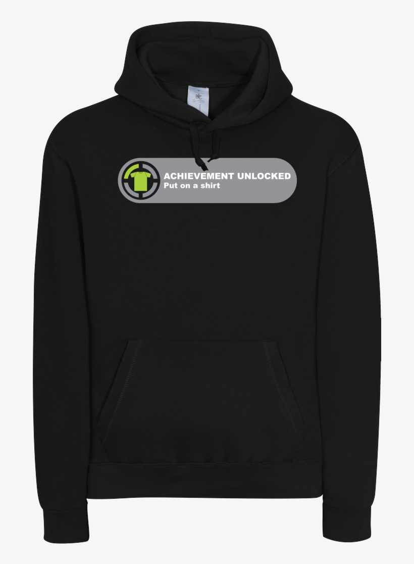 Achievement Unlocked Sweatshirt B&c Hooded, transparent png