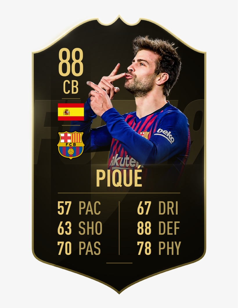 Gerard Pique Helped Barca Maintain Their La Liga Lead - Yarmolenko Inform Fifa 19, transparent png