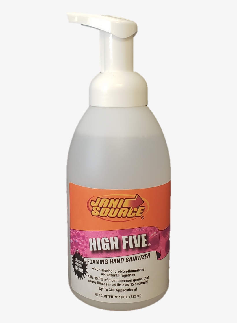 Highfive Alcohol-free Foaming Hand Sanitizer, 18 Oz - Liquid Hand Soap, transparent png