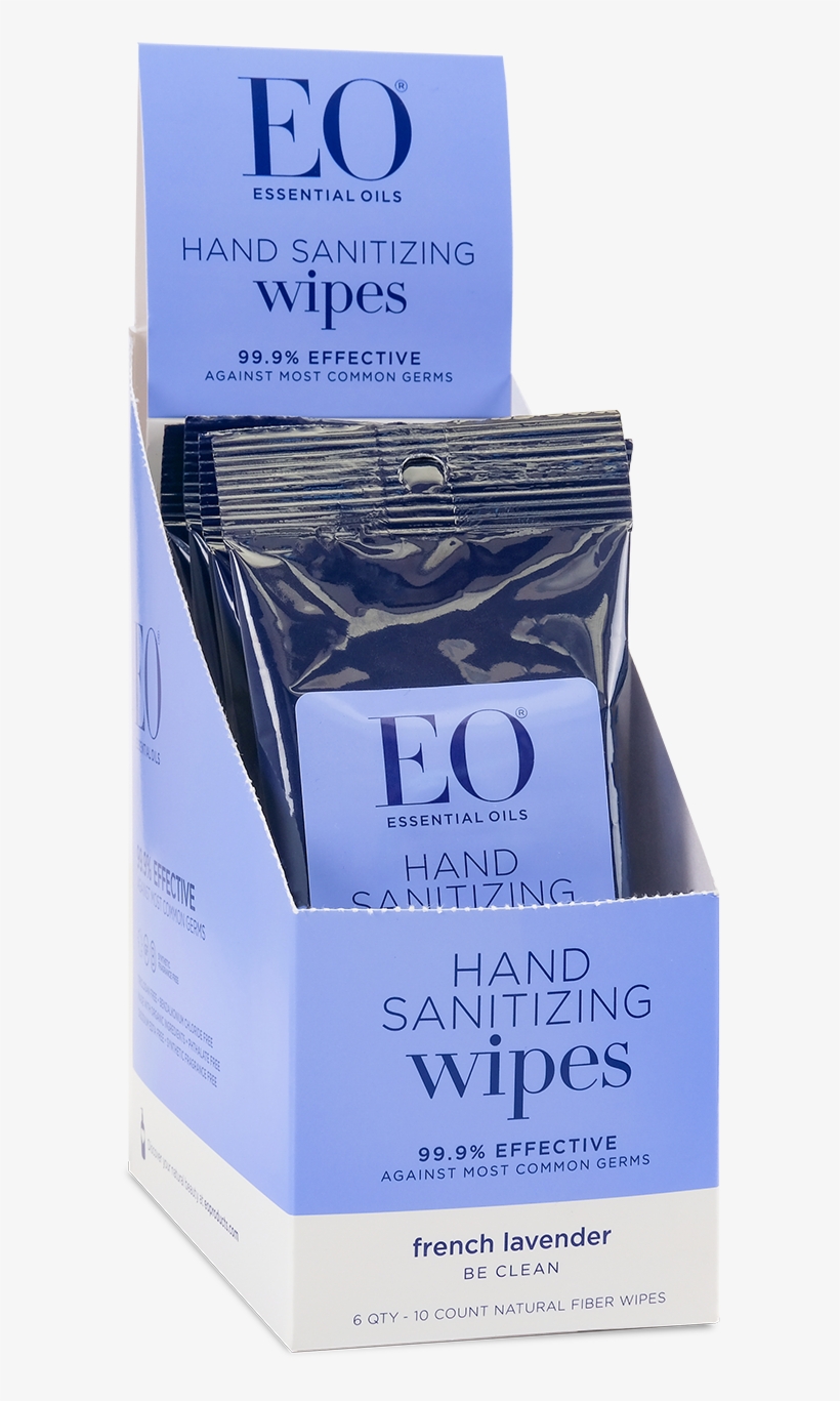 Eo Lavender Hand Sanitizer Wipes Resealable Packs Of - Eo Natural Deodorant Wipes 12 Pack Lavender, transparent png