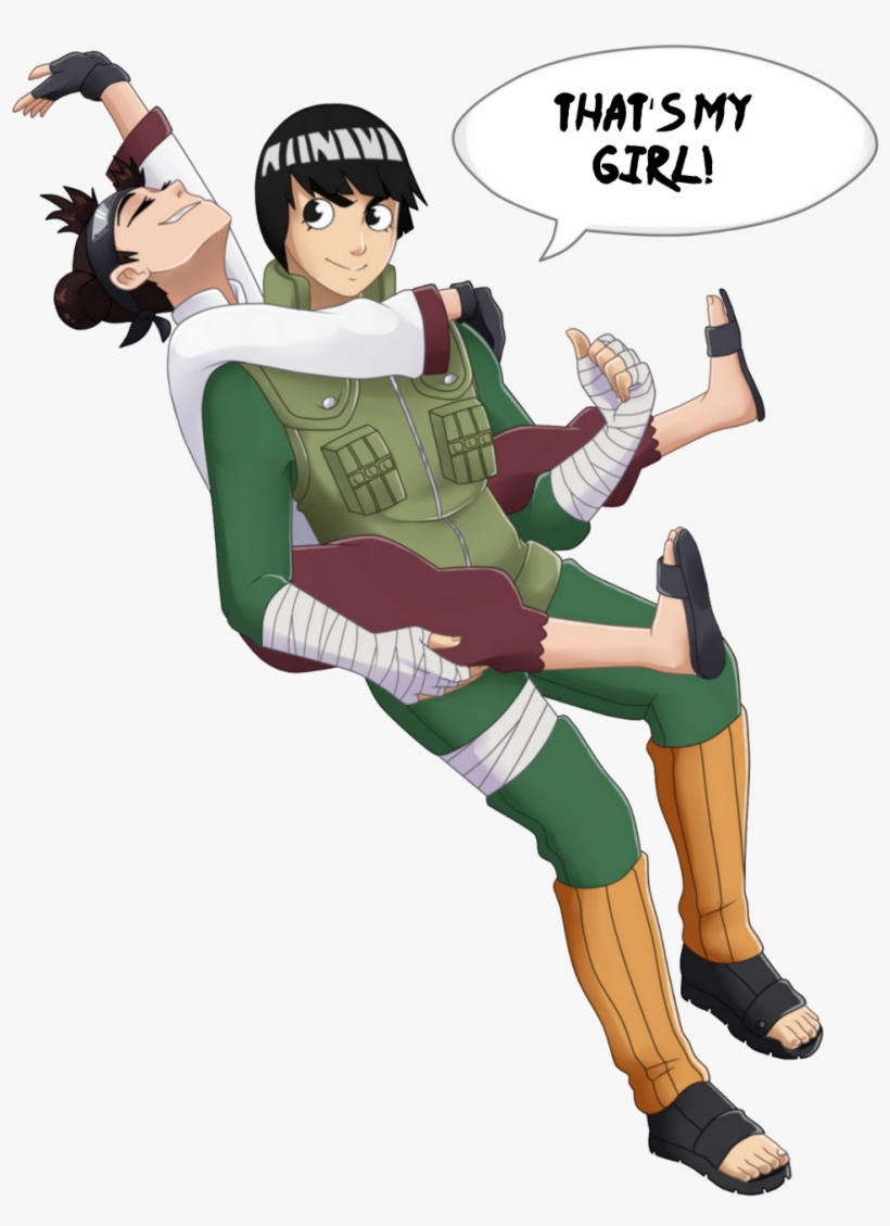Anime Naruto Tenten Rock Lee Sharkimi Leeten Cartoon 10x1360 Png Download Pngkit