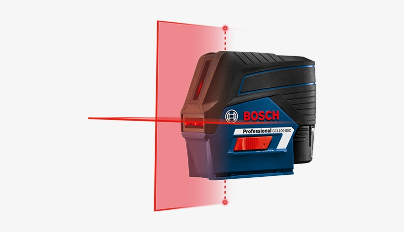 Gcl100 80c 12v Max Connected Cross Line Laser With - Bosch Gcl 2 160, transparent png