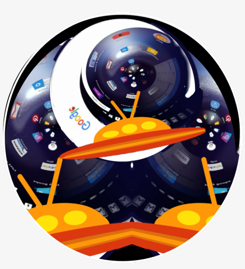 Spaceship Abstract Wormwhole Scufos Ufo - Circle, transparent png