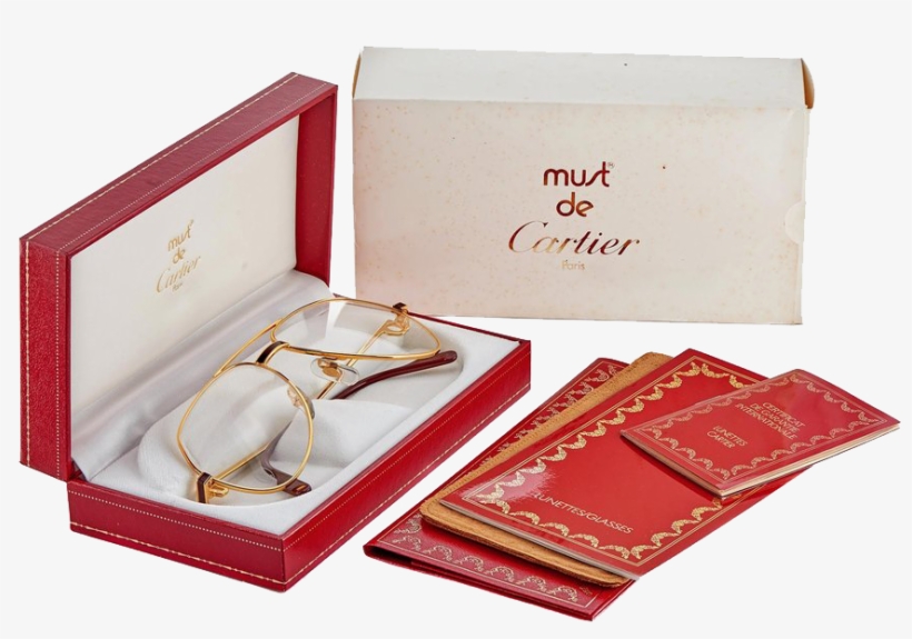 The Vintage Cartier Santos Laque Glasses Have Been - Box, transparent png