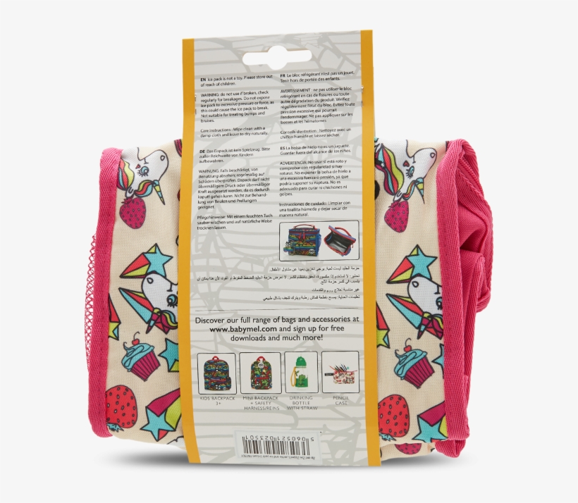 Unicorn Zipper Lunch Bag & Ice Pack - Coin Purse, transparent png