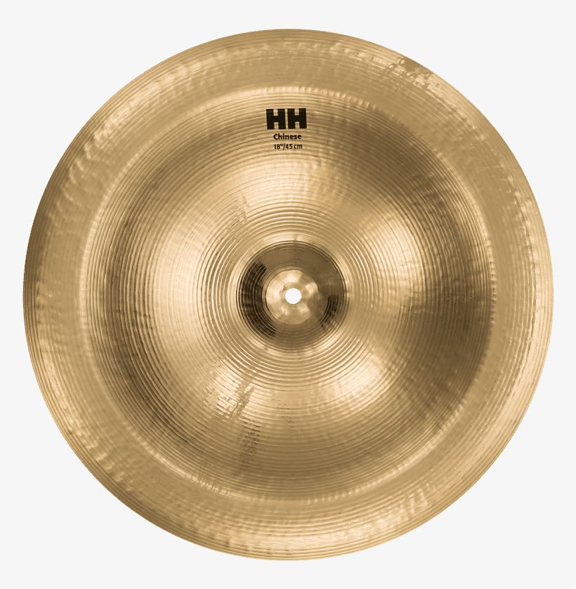 Sabian 18" Hh Chinese Brilliant Finish - Hi-hat, transparent png