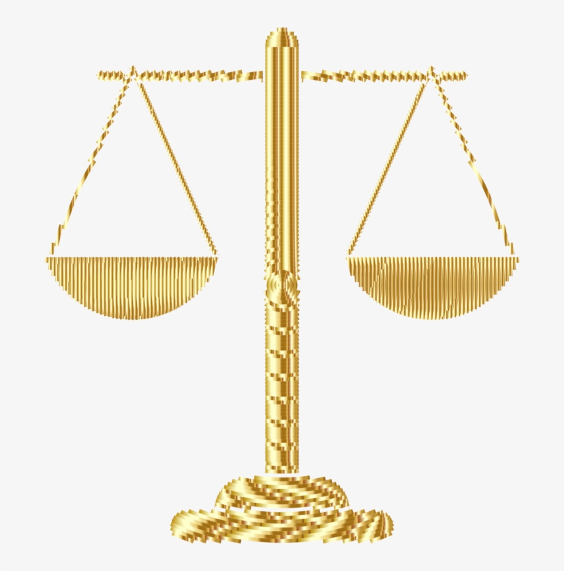 Measuring Scales Computer Icons Lady Justice Measurement - Gold Law Scales, transparent png