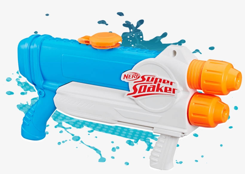 Blasts 2 Continuous Streams Of Water - Nerf Super Soaker Barracuda, transparent png