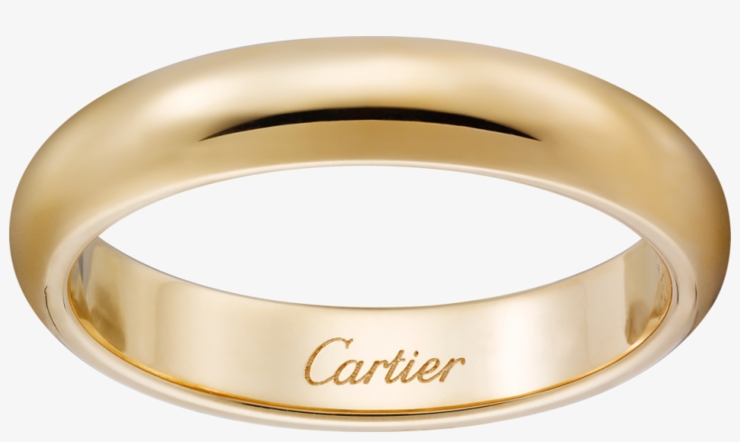 1895 Wedding Bandyellow Gold - Βερεσ Γαμου Cartier Τιμεσ, transparent png
