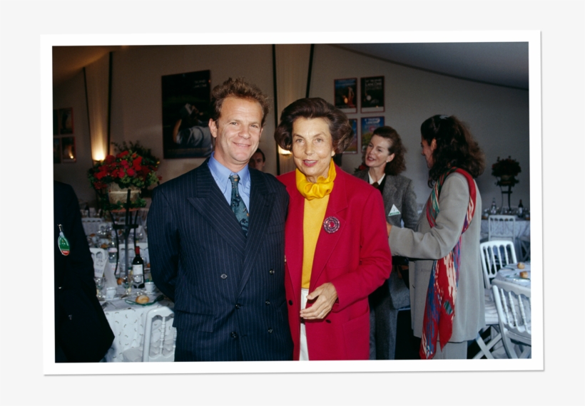 Liliane Bettencourt And François Marie Banier Attend - Liliane Bettencourt Et Francois Marie Banier, transparent png