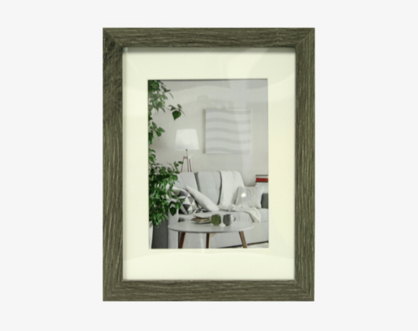 Obrázok Pre Henzo Modern Frame Grey Wood Incl - Fotolijst 90 60, transparent png