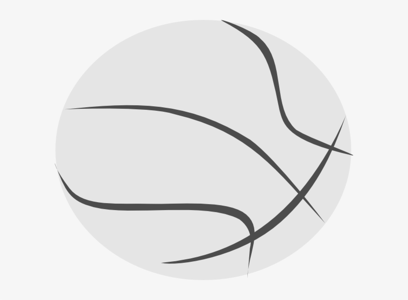 Black And White Basketball Clipart, transparent png