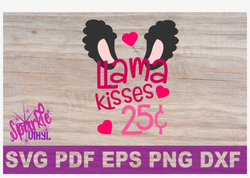 Svg Valentine Llama Toddler Girl Kids Adult Ladies - Llama Valentine Svg, transparent png