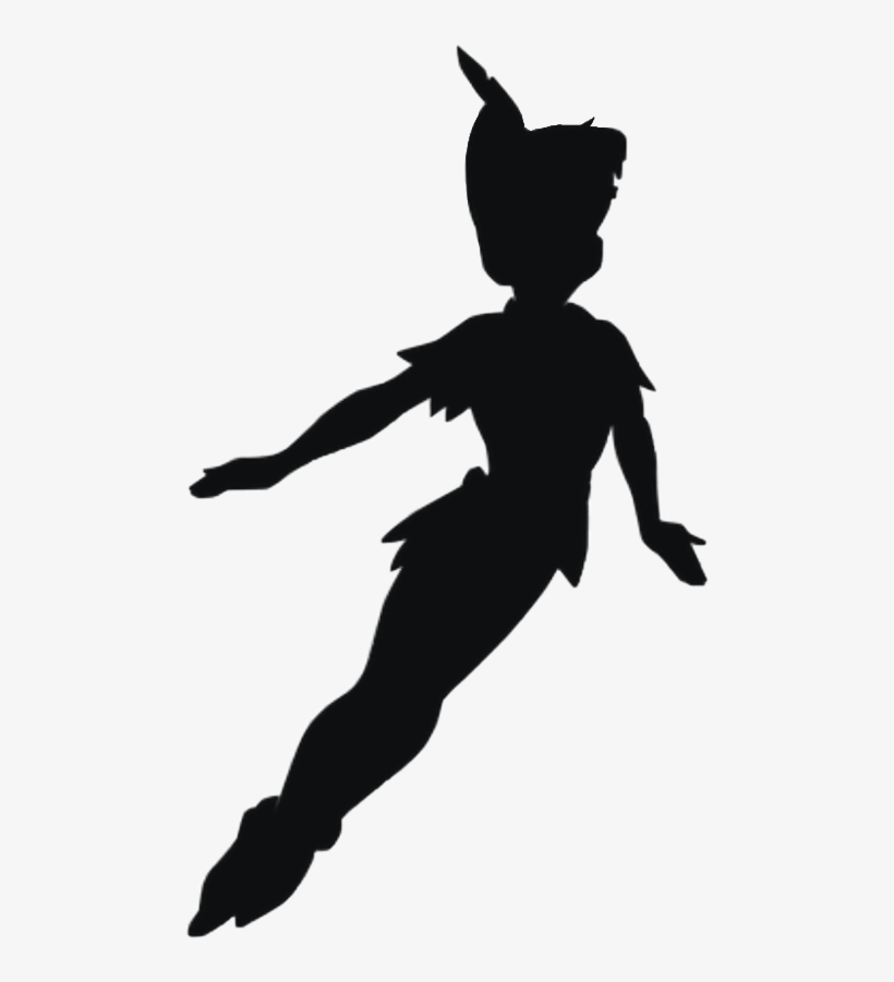 Disney Peter Pan Silhouette Clipart Png Download Silhouette Peter 