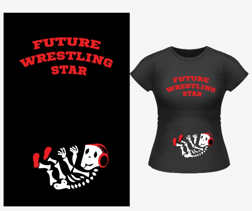 Future Wrestling Star T Shirt Logo Idea By Peter Dranitsin - Poster, transparent png