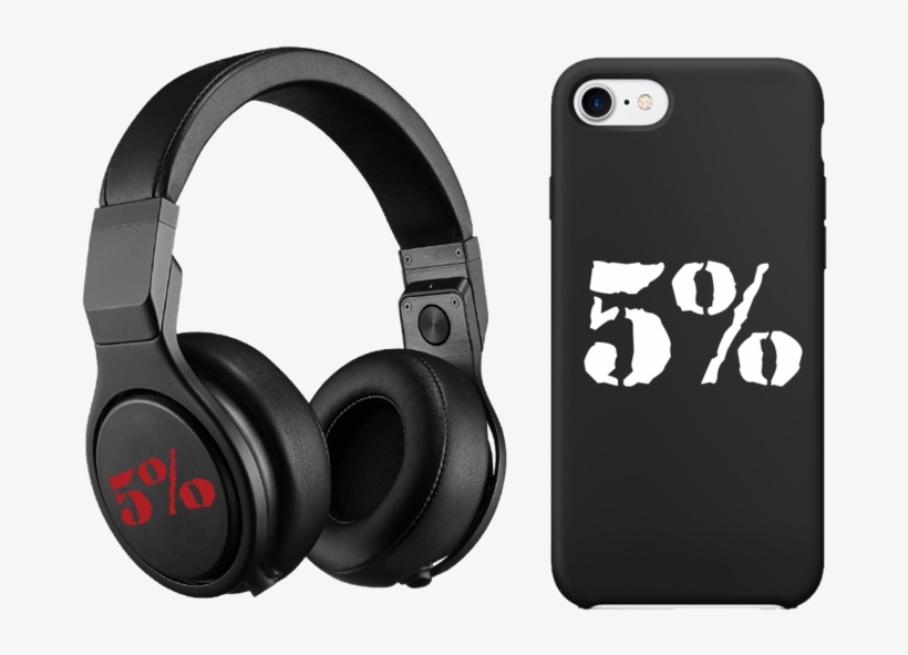 5% Mini Logo Decal - Beats Headphones, transparent png