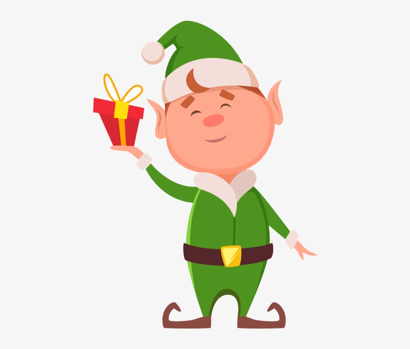 The Naughty Elves Will Be Hard At Work On The 24th - Christmas Characters Vector, transparent png