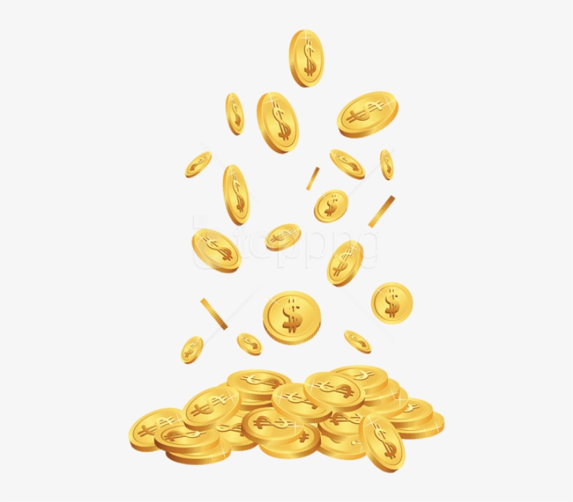 Free Png Download Transparent Cents Clipart Png Photo - Coins Falling, transparent png