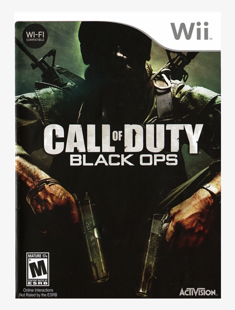 Call Of Duty Black Ops 2 For Nintendo Wii, transparent png