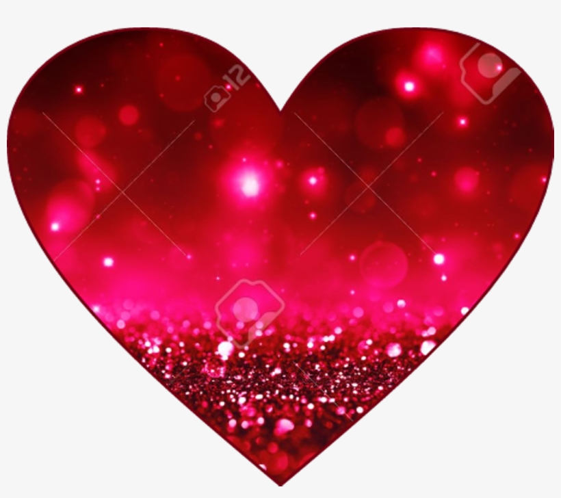 #red #glitter #sparkle #red #heart #cool - Heart, transparent png
