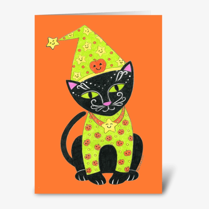 Happy Halloween Black Cat - Black Cat, transparent png