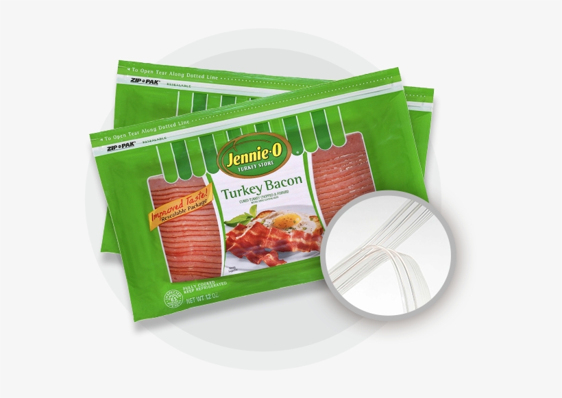 Jennie-o Turkey Bacon Package - Convenience Food, transparent png