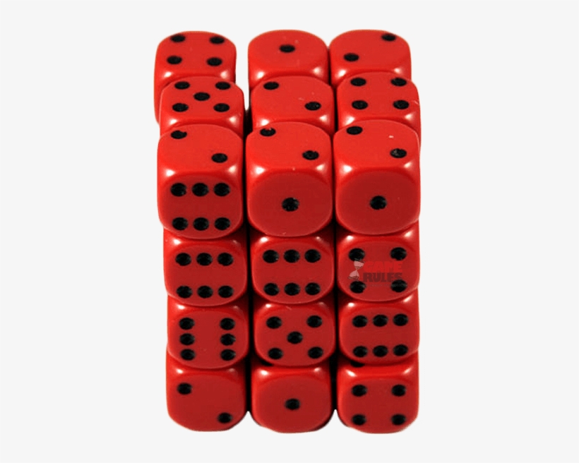 Dicesetopaq12mmredblack- - Coquelicot, transparent png