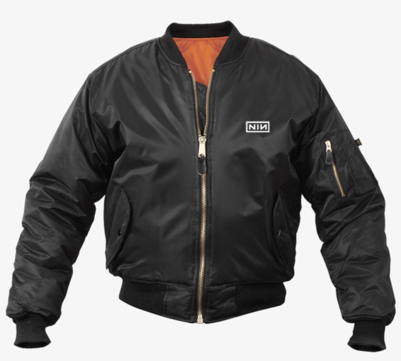 Pretty Hate Machine Flight Jacket Nine Nails - Bomber Jakna, transparent png