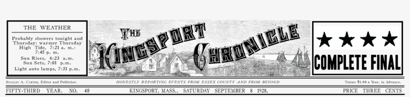 Kingsport Chronicle Banner - Poster, transparent png