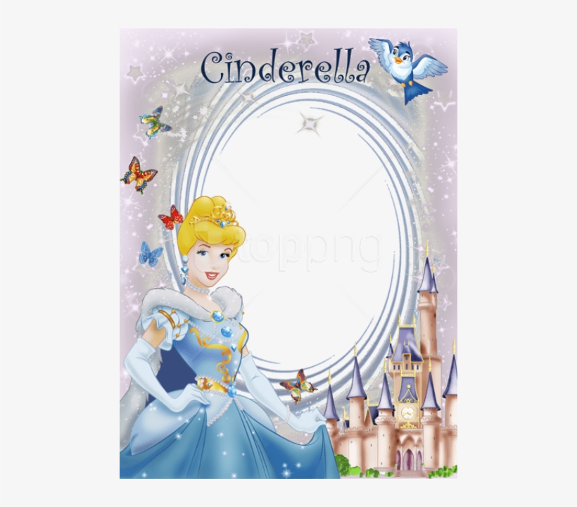 Free Png Transparent Frame Princess Cinderella Png - Cinderella Frame Png, transparent png