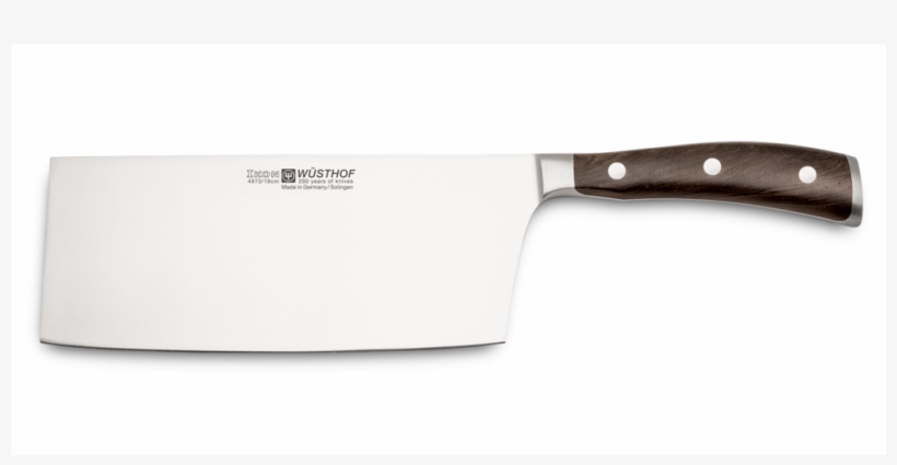 Wusthof Classic Ikon Chinese Chef's Knife 18cm - Utility Knife, transparent png