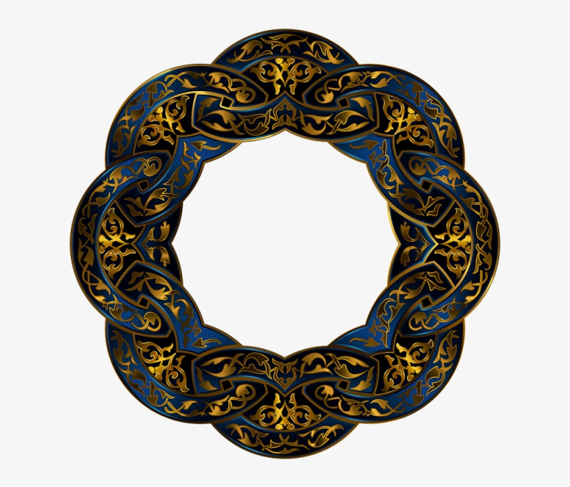 Luxury Islamic Round Frame Ornament, Luxury, Octagon, - Portable Network Graphics, transparent png
