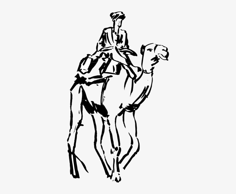 Riding A Camel Clipart, transparent png