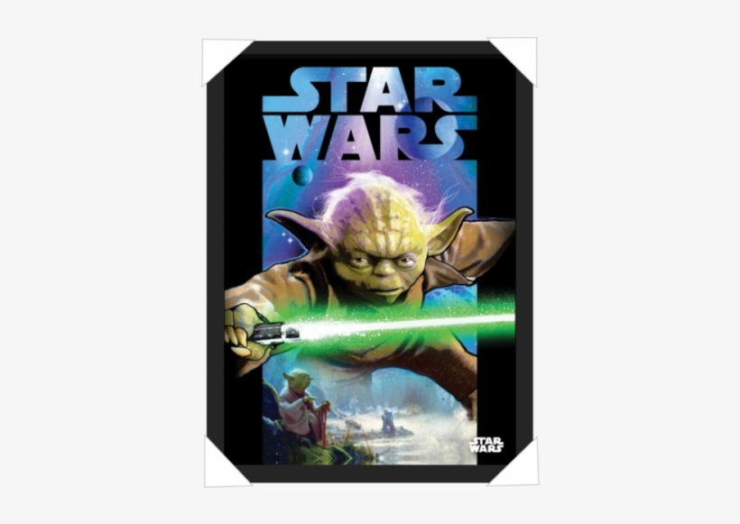 #177 - Poster Star Wars Yoda, transparent png