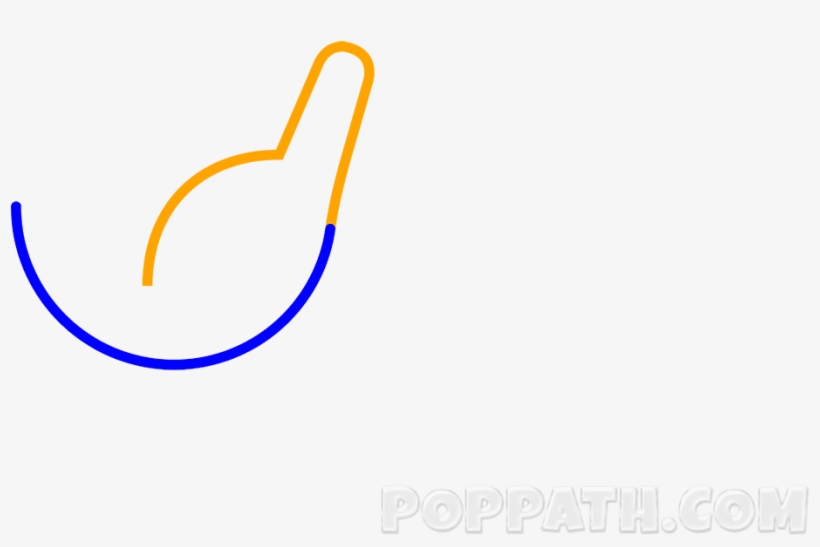 Draw A Thumb On The Right Side Of The U, transparent png