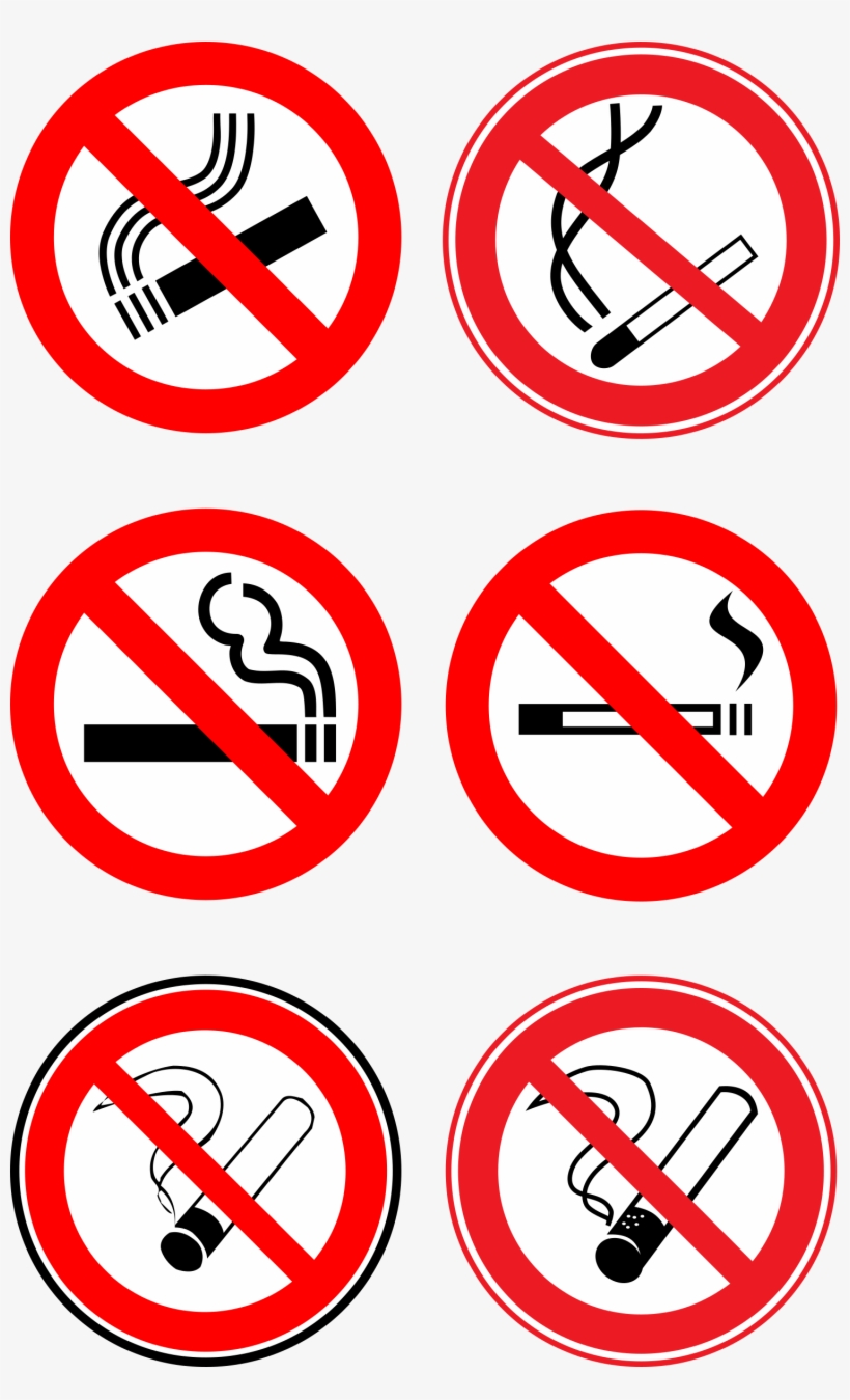 Nonsmoker, Prohibitive Signs, Prohibition Signs, Banned - No Smoking Sign Vector Free Download, transparent png